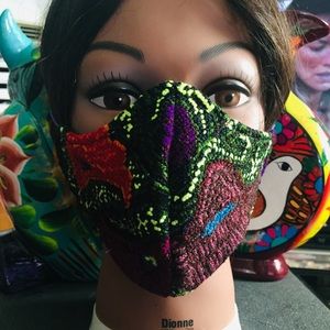 “Authentic Mexican”handmade embroidered facemask!